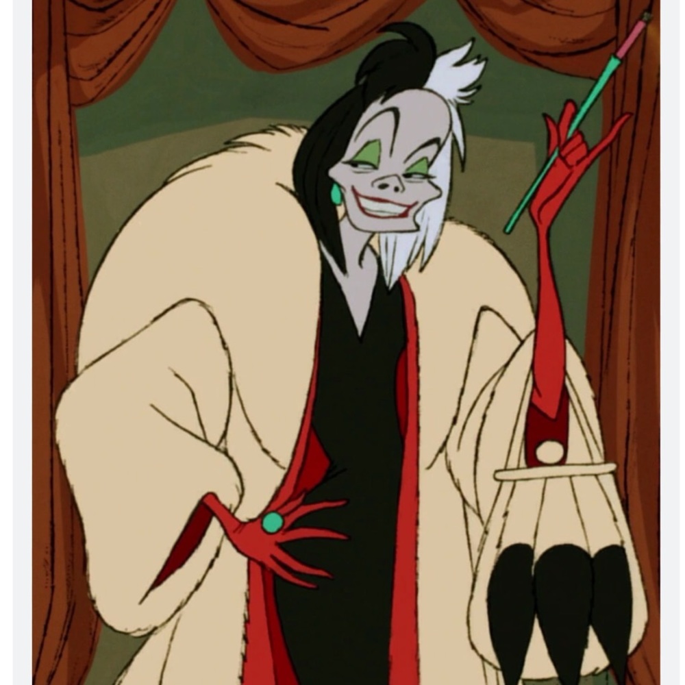 🐾♥️🖤Disney Loungefly 101 Dalmatians Cruella De Villains Backpack - Picture 6 of 6